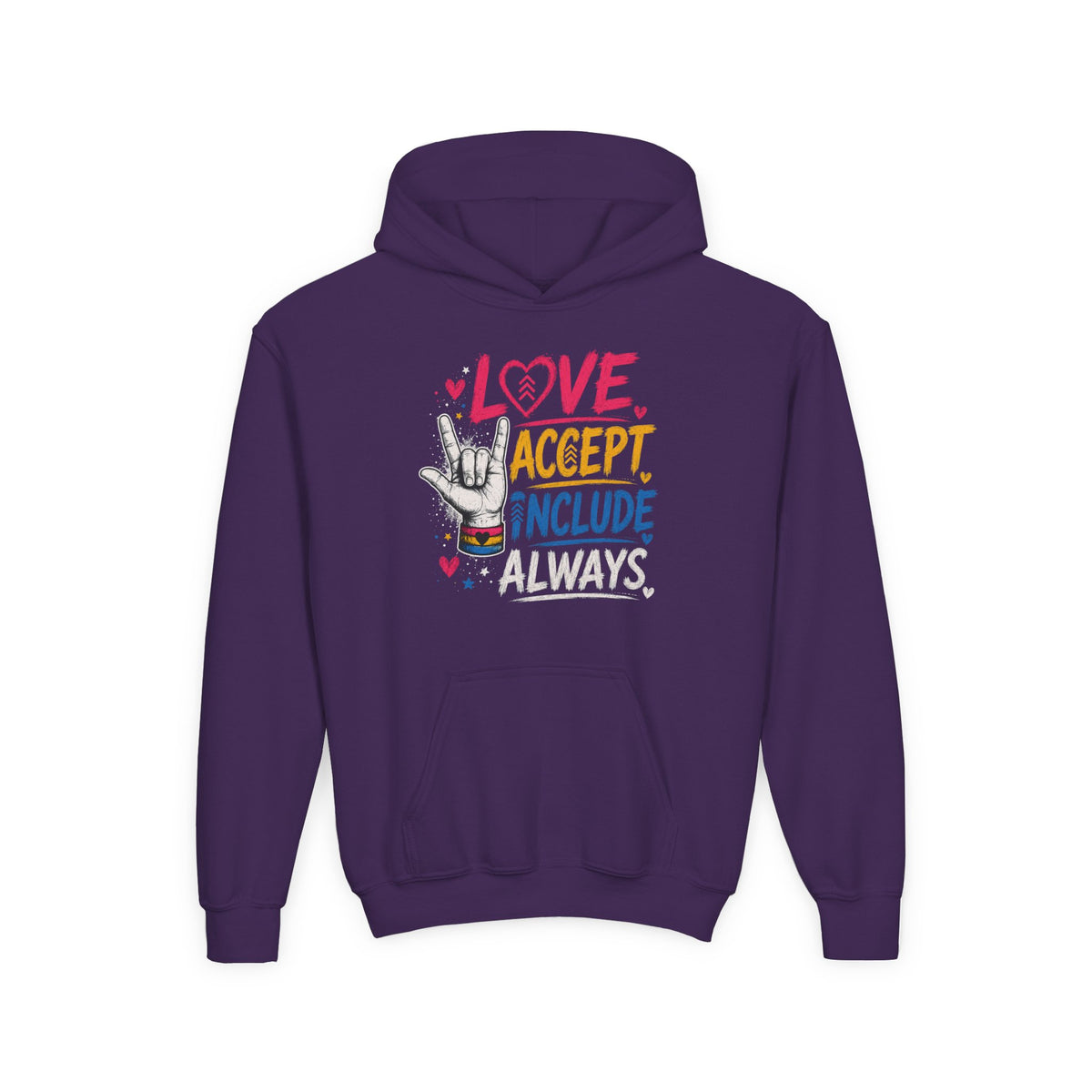 Youth Heavy Blend Hooded Sweatshirt