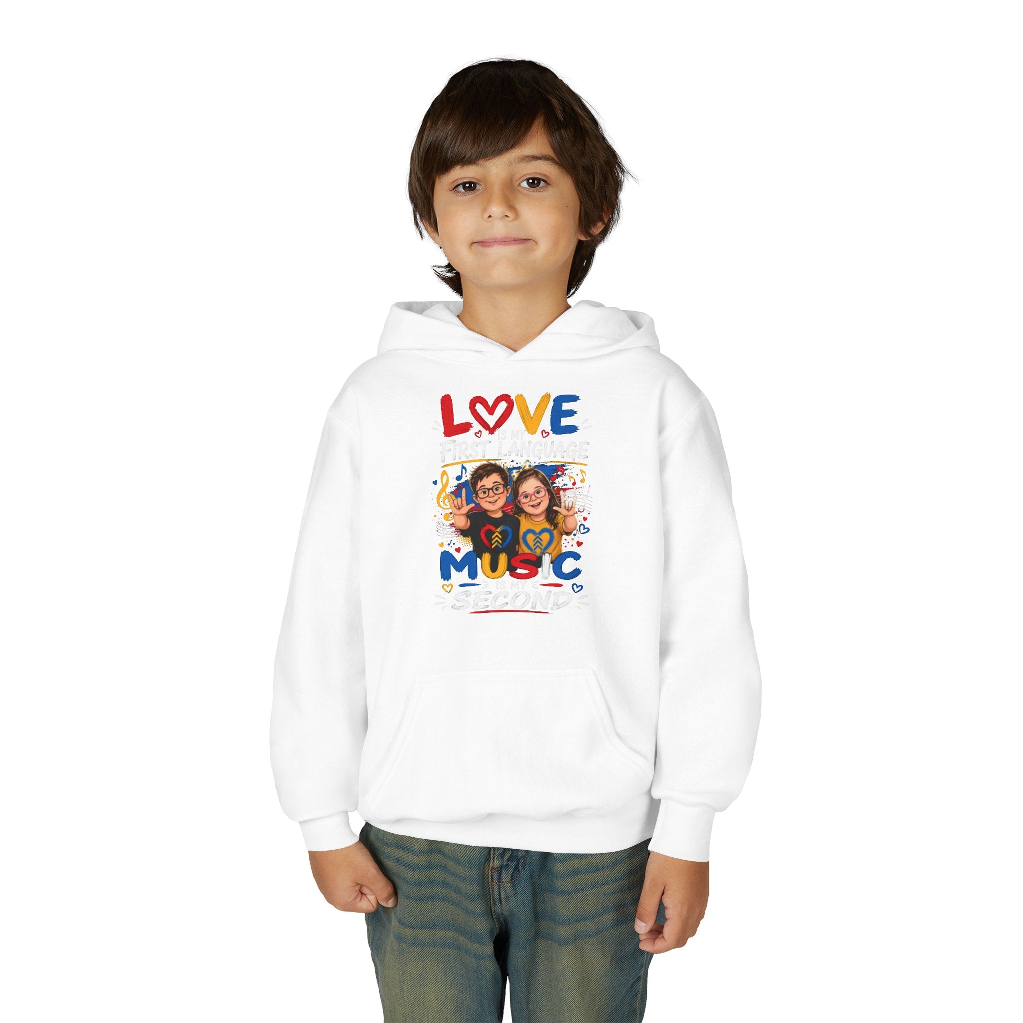 Youth Heavy Blend Hooded Sweatshirt