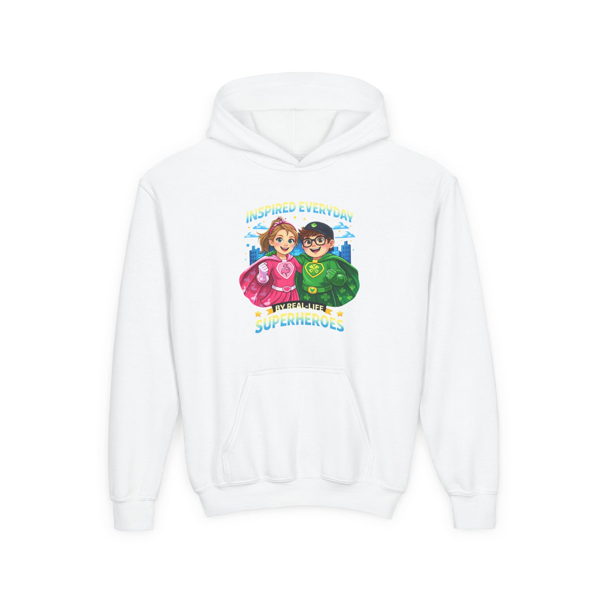 Youth Heavy Blend Hooded Sweatshirt