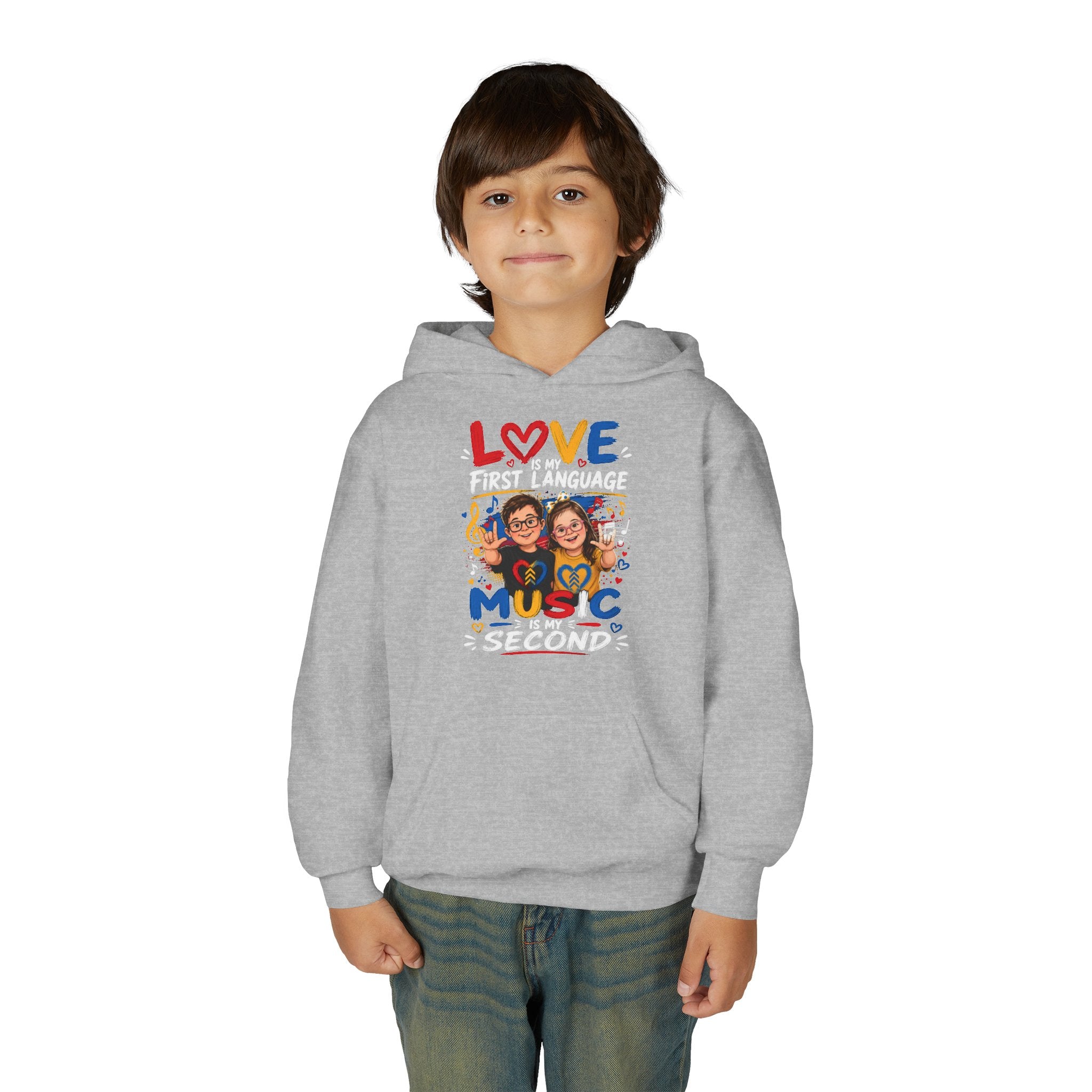 Youth Heavy Blend Hooded Sweatshirt