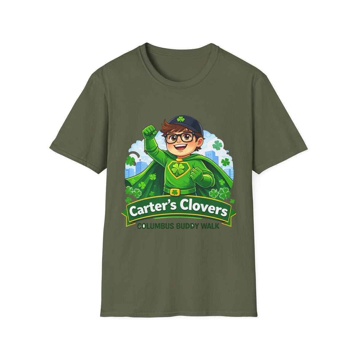 Lucky Support Tee — Buddy Walk Team Fundraiser T-Shirt